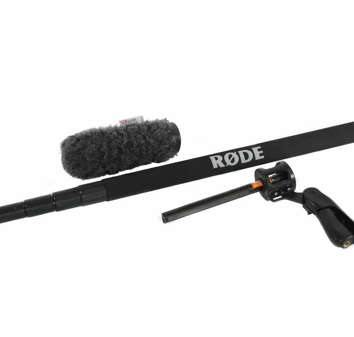 Sennheiser MKH 416 Boom Mic with RØDE Boom