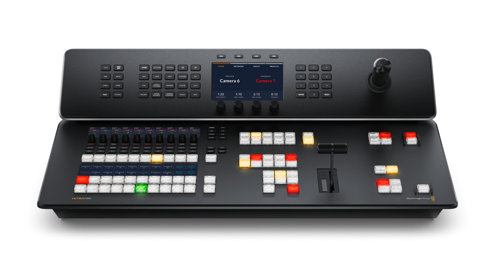 Blackmagic 10 Channel 4K SDI Switcher with Panel