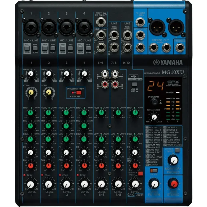 Yamaha 10-Channel Audio Mixer Rental